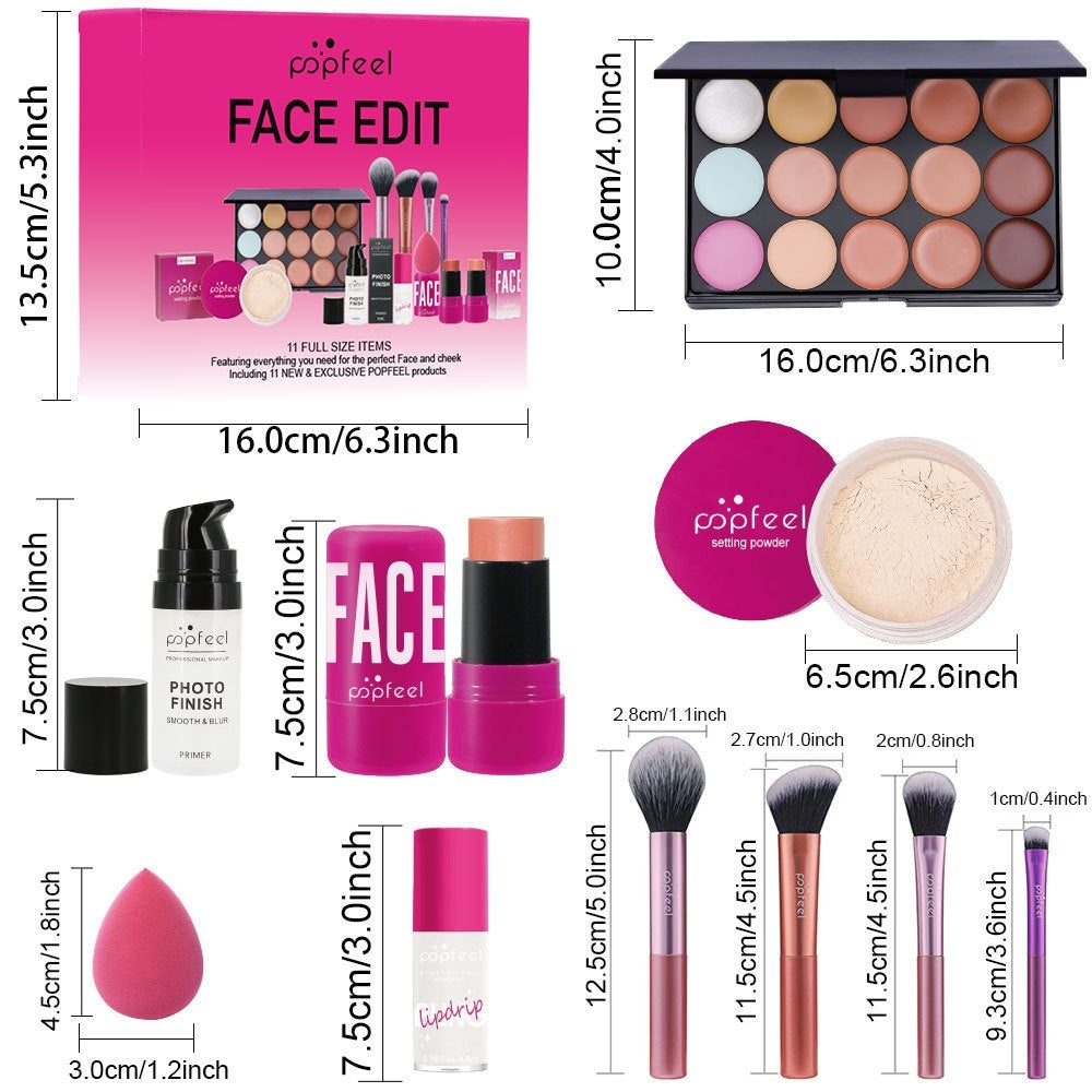 💄 POPFEEL Eye & Face Makeup Set – All-in-One Beauty Kit (Multiple Styles) ✨