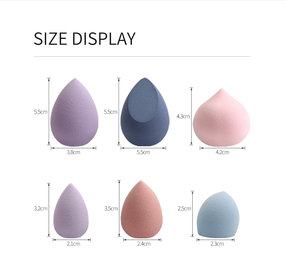 🥚💄 5 Pack Mini Beauty Eggs – Soft Makeup Sponge Set (Wet & Dry Use)