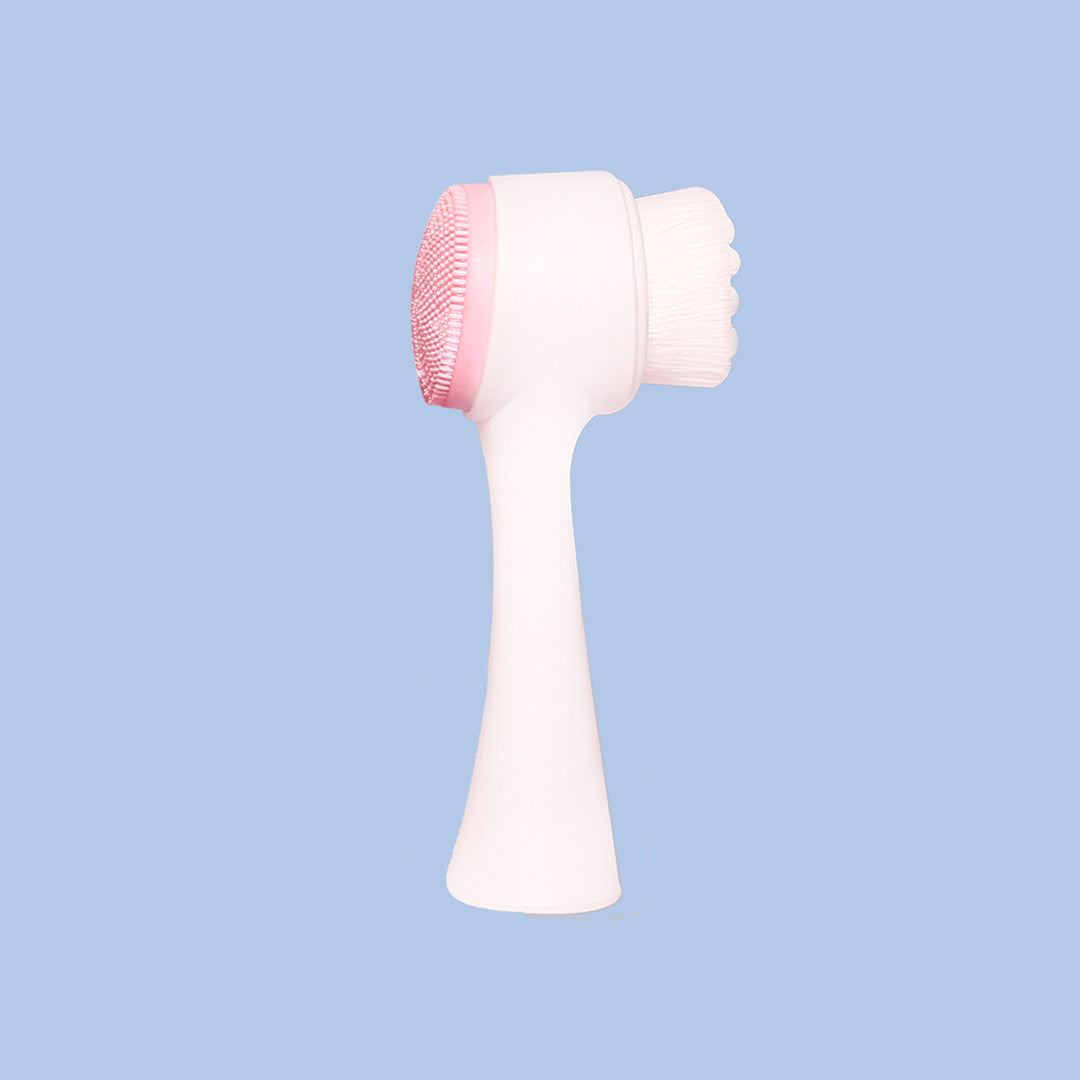 💖🧼 Facial Wash Set | Coral Fleece Hair Band + Cleansing Brushes (3/4-Piece Set)