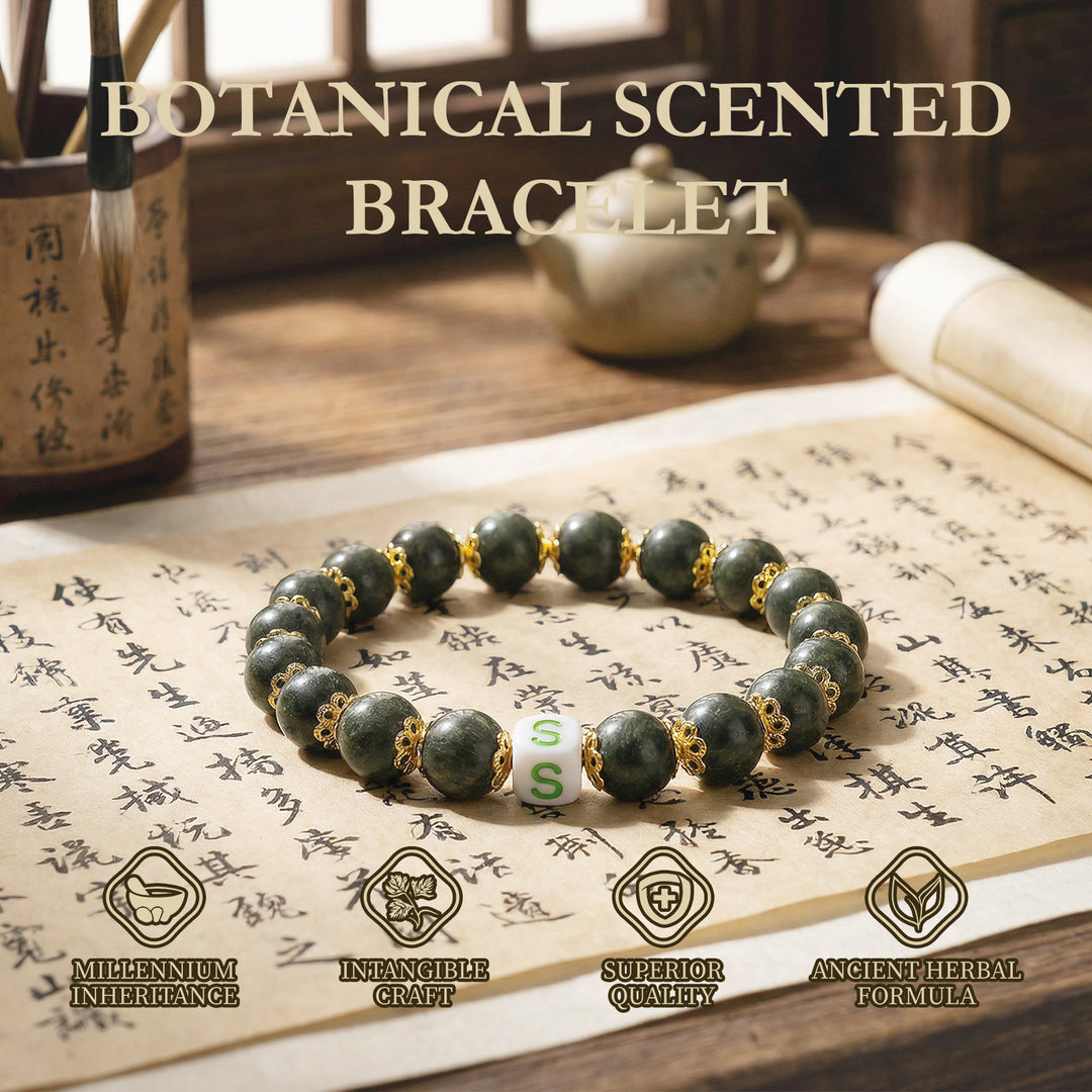 Chinese Herbal Bead Bracelet – Lightweight Traditional Wellness Jewelry