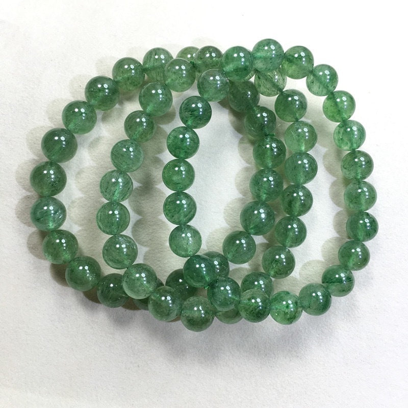 Strawberry Crystal Bracelet – Natural Crystal Beads