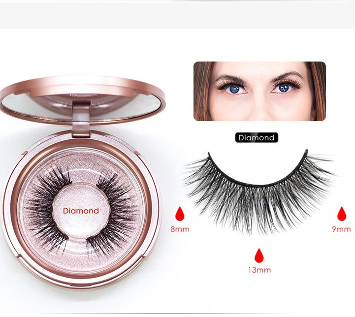 🧲👁️ Magnetic False Eyelashes Set – Reusable Natural Lash Extensions with Magnetic Eyeliner