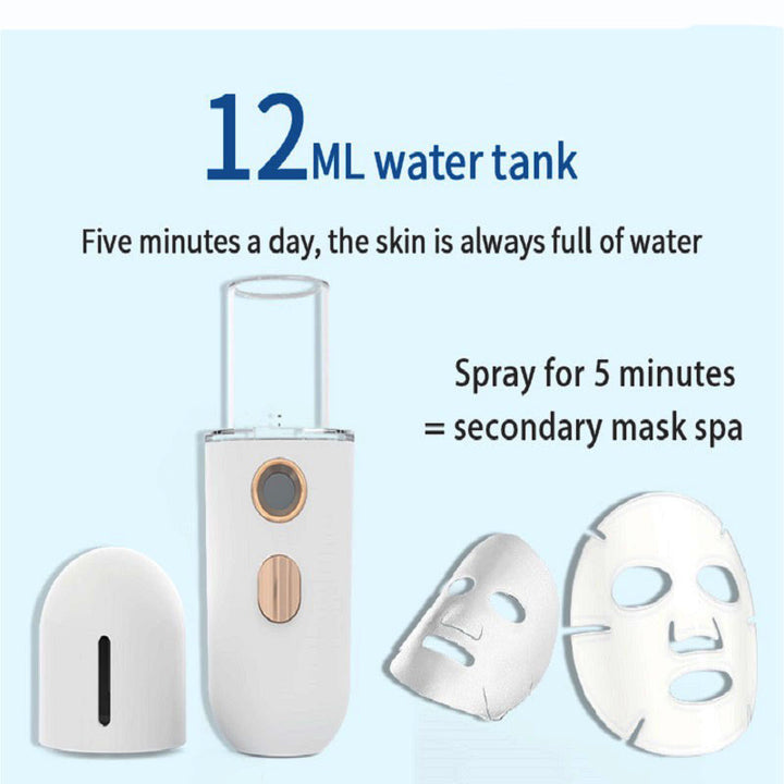 💧💆‍♀️ Mini Facial Steamer | Portable Skin Moisturizer