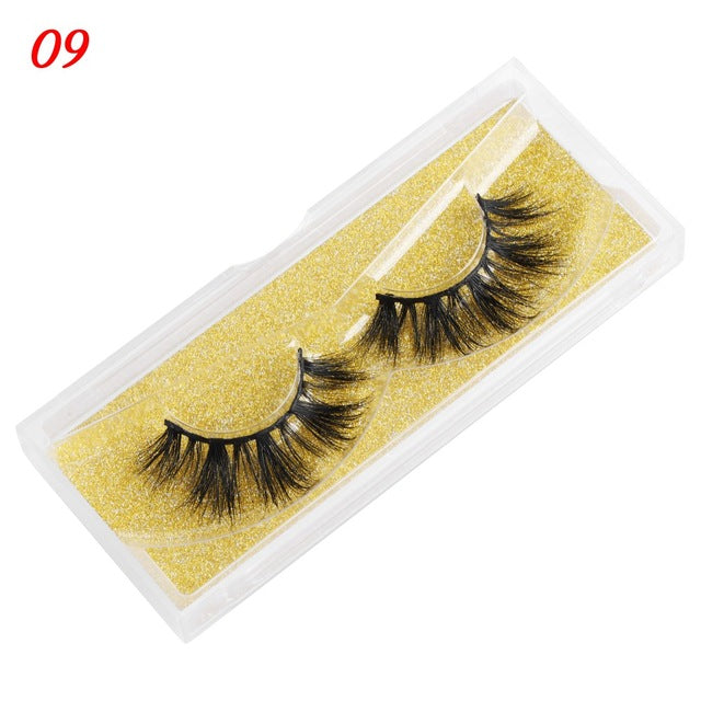 👁️✨ 25MM Mink Eyelashes – Wispy Fluffy Dramatic Fake Lashes