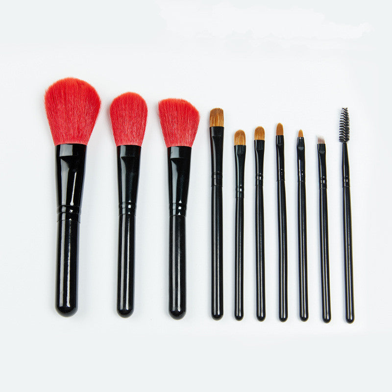 ✨ 10-Piece Beginner Makeup Brush Set — Soft Hair Beauty Tools 💄