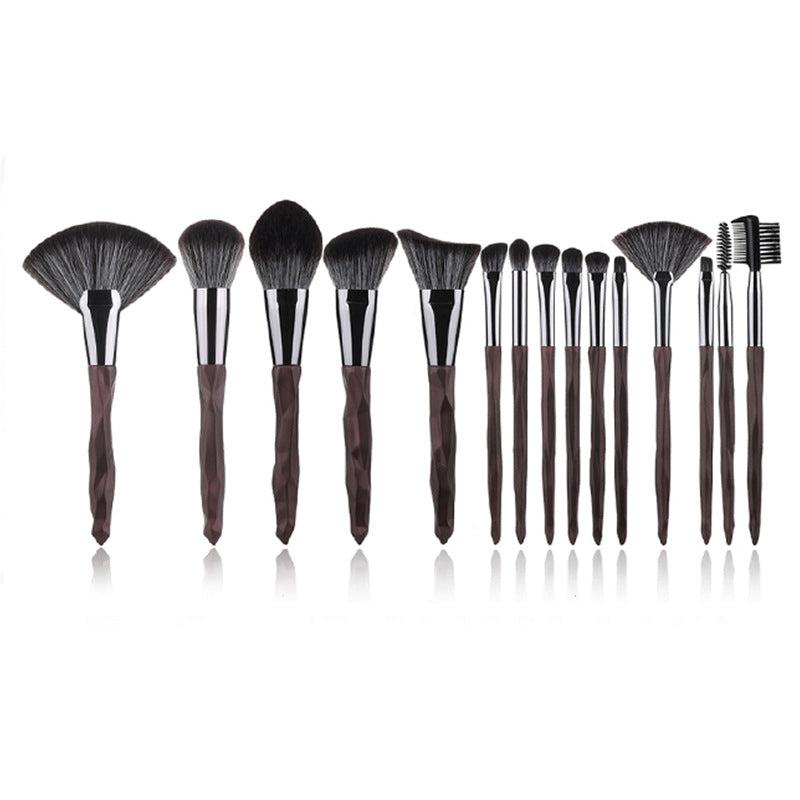 ✨ Diamond Handle Makeup Brush Set — 15-Piece Beauty Tools Kit 💄💎