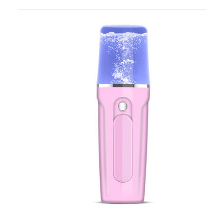 💧📱 Facial Moisturizing Beauty Apparatus | Nano Mist Sprayer with Power Bank