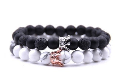 King & Queen Crown Bracelet
