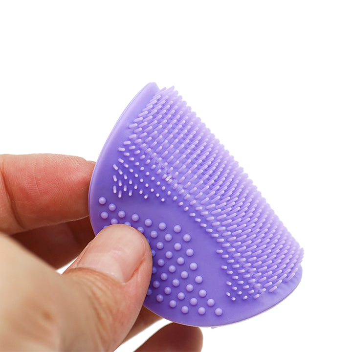 🧼💖 Silicone Oval Facial Brush | Gentle Cleansing & Skin Massage Tool