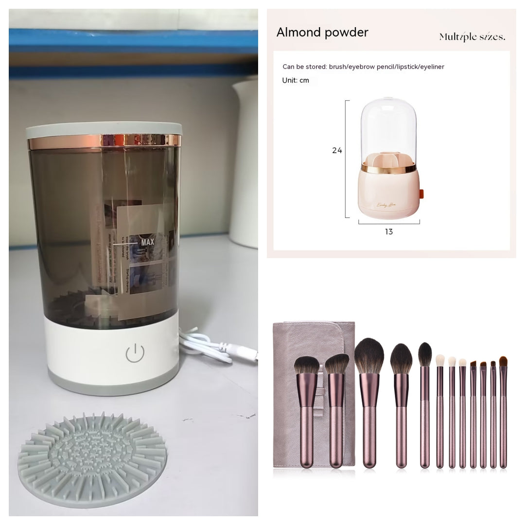 ✨ Portable Electric Makeup Brush Cleaner — USB Automatic Cleaning Machine 💄🧼⚡