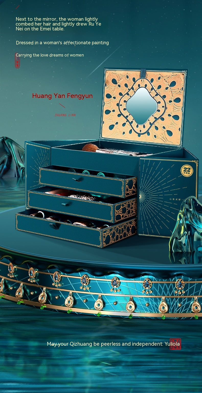 ✨ Yan Fengyun 22-Piece Oriental Makeup Set – Festival Beauty Collection ✨
