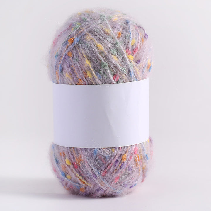 Colored Mohair Knitting Yarn – Soft Hand Woven Mohair Thread for Sweaters, Scarves & DIY Crafts