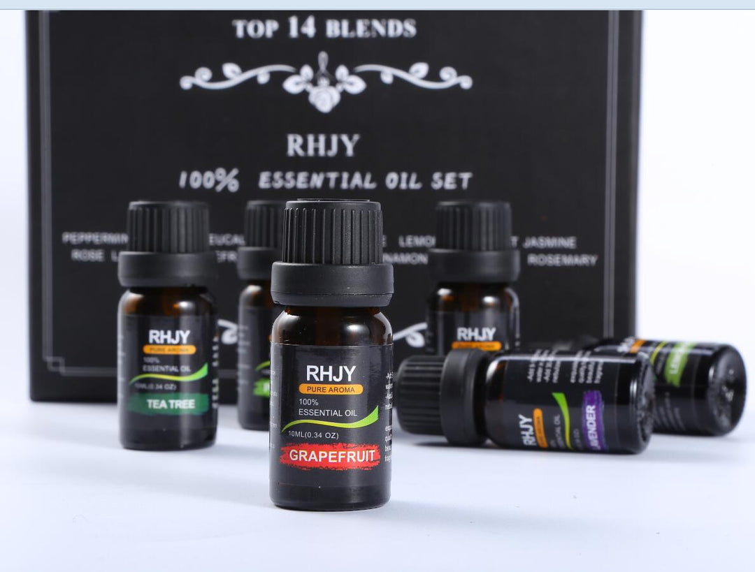 ✨ Aromatherapy Essential Oil Set — 14 × 10ml Pure Fragrance Collection 🌿💧