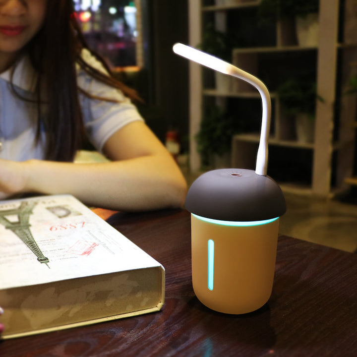 🍄💧 3-in-1 Mushroom Humidifier | USB Rechargeable Fan + Night Light + Air Purifier ✨