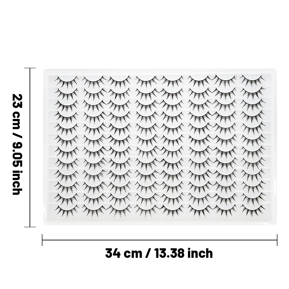 👁️✨ 3D False Eyelashes – Multi-Layered Realistic Soft & Comfortable Reusable Lashes