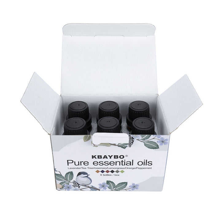 🌿 Essential Oils 6-Unit Kit (10ml Each) – Aromatherapy Wellness Set