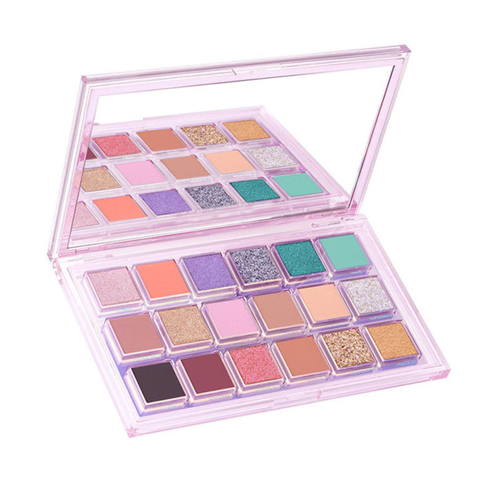 🌍 18-Color Earth Tone Eyeshadow Palette – Matte & Glitter “Mercury Retrograde” Makeup Set ✨