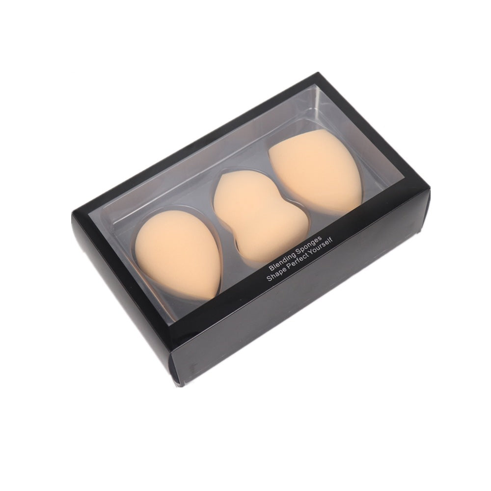 🥚💄 3 Pack Beauty Egg Set – Wet & Dry Makeup Sponge with Cylinder Holder