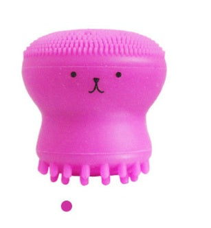 🧼🐙 Cartoon Octopus Silicone Wash Brush | Foaming Facial Cleansing & Massage Brush