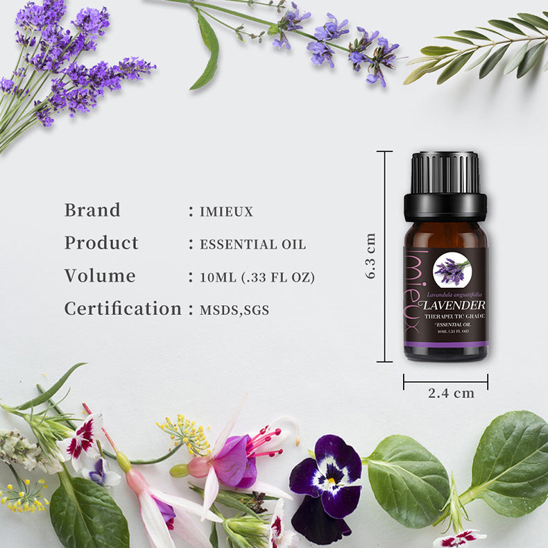 ✨ Herbal Aromatherapy Essential Oil Set — 6 × 10ml 🌿💧