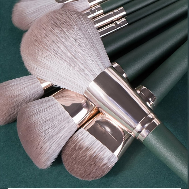 ✨ Household Portable 14-Piece Soft Bristled Makeup Brush Set 💄