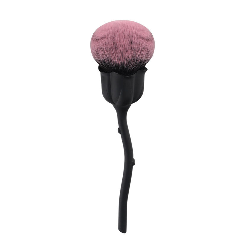 ✨ Rose Makeup Brush — Portable Beauty Tool 💄🌹