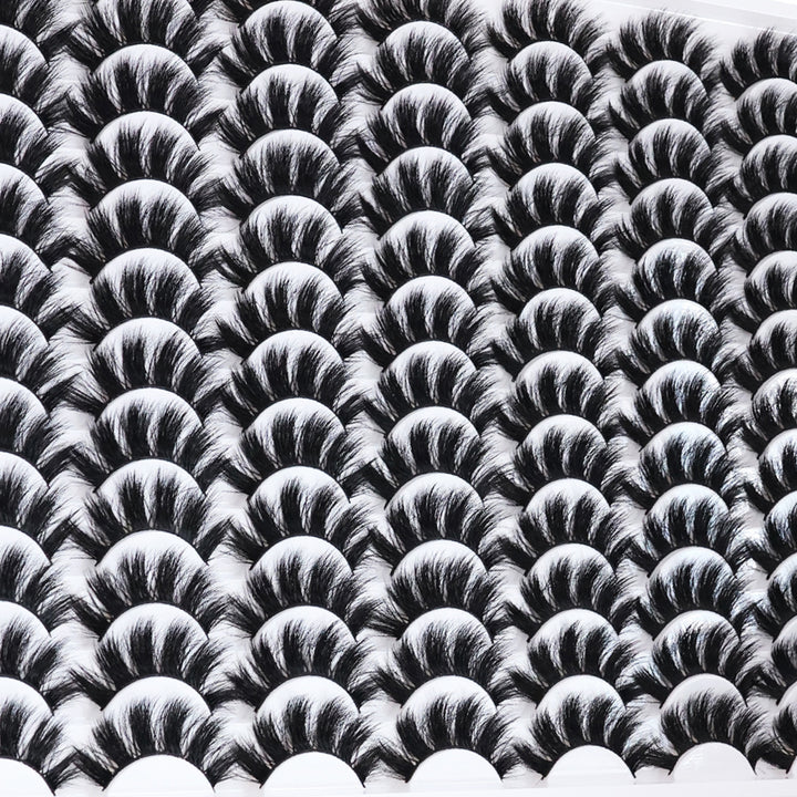 👁️✨ 3D False Eyelashes – Multi-Layered, Realistic, Soft & Comfortable Lashes