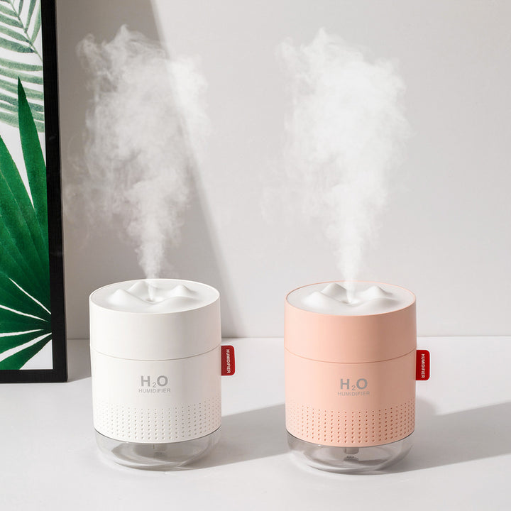 🌙💧 Creative USB Charging Desktop Night Light Humidifier ✨🏔️