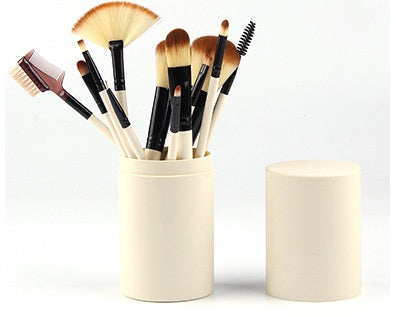✨ 12-Piece Makeup Brush Set — Blush, Eyeshadow & Highlighter Tools 💄