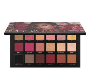 🌅 HD18 Desert Dusk Eyeshadow Palette – Matte, Pearl & Glitter Eye Gloss Set ✨