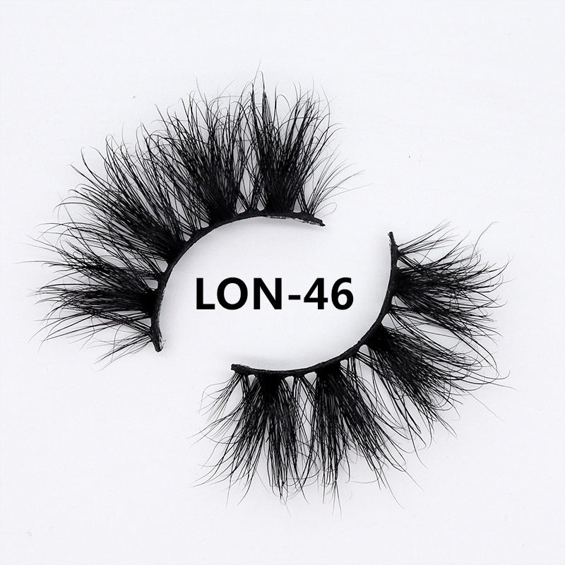 👁️✨ 25MM 3D Mink Eyelashes – Long Dramatic Handmade False Lash Set