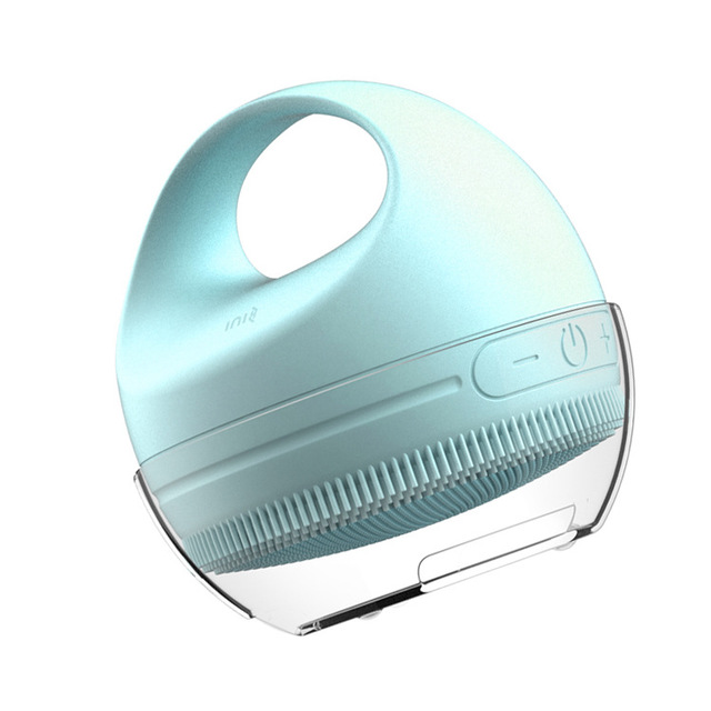 💖🧼 Electric Silicone Cleansing Instrument | Acoustic Vibration + Heat Conducting Smart Facial Cleaner