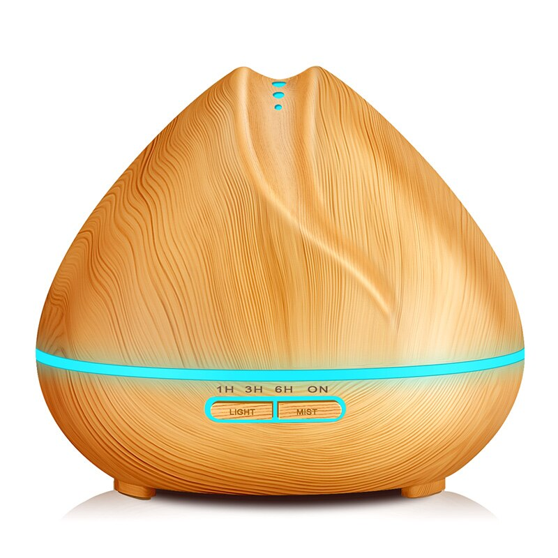 🌿 Wood Grain Aromatherapy Humidifier | USB Air Diffuser for Home Relaxation 🏠✨