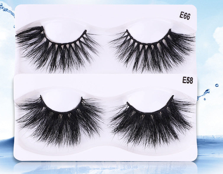 👁️✨ Handmade Eyelashes – 25MM Mink Hair False Lashes (15 Styles)