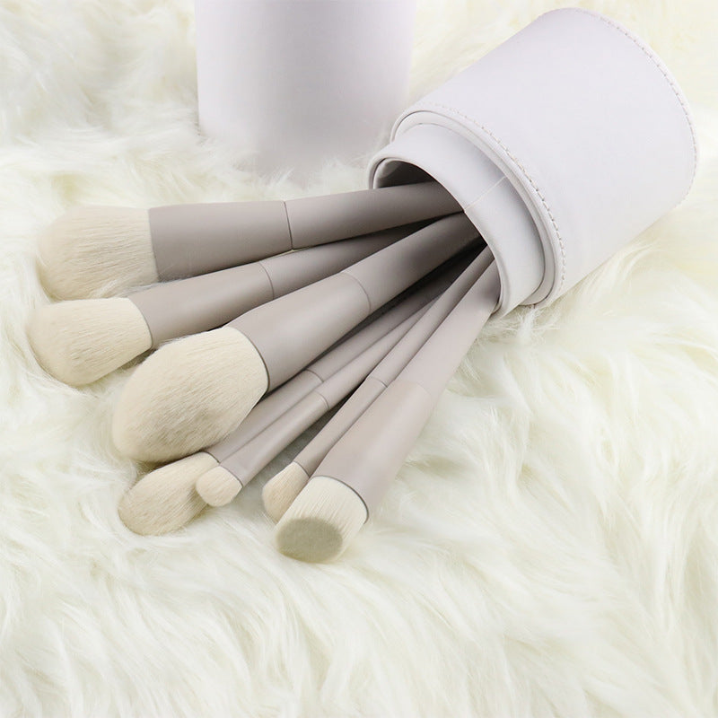 ✨ Portable Matte Gray Professional Makeup Brush Set — 10-Piece Artist Kit 💄