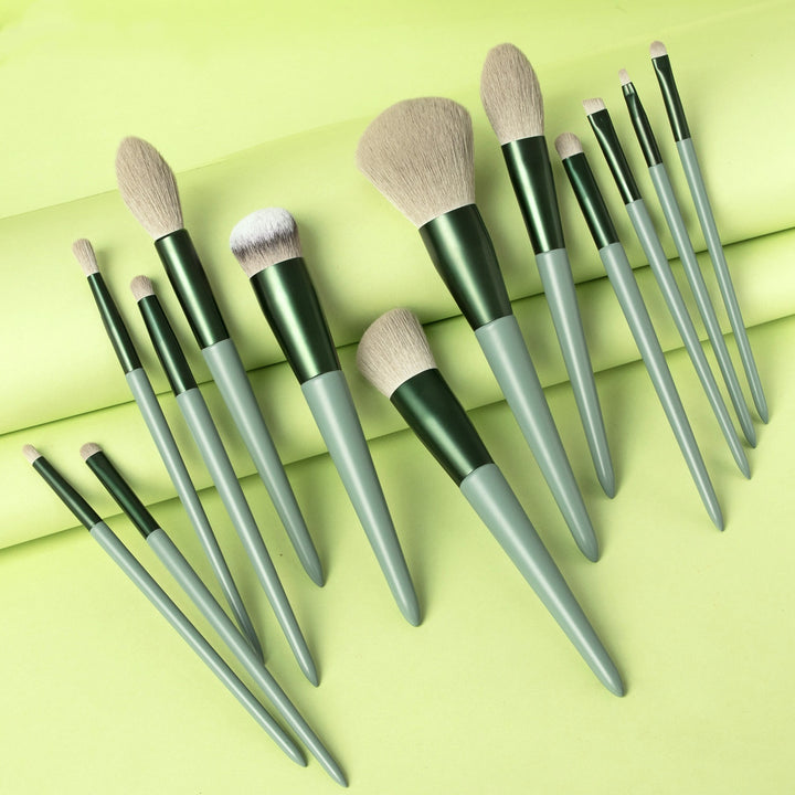 ✨ Single Double-Headed Eyeshadow Brush — Champagne Gold 💄✨