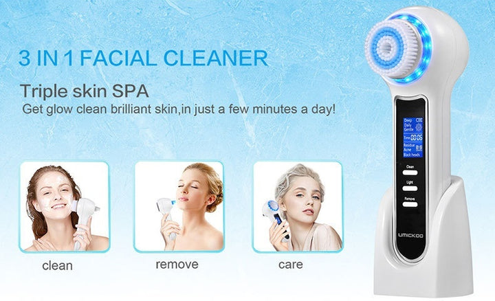 🧼🖤 Multifunctional Face Cleaning Brush | Electric Blackhead Remover & Pore Cleansing Machine