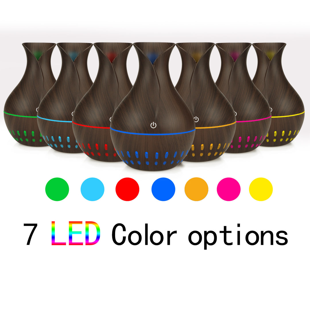 💧🌈 Colorful Mini Hollow Humidifier | Translucent USB Desk Mist Diffuser ✨