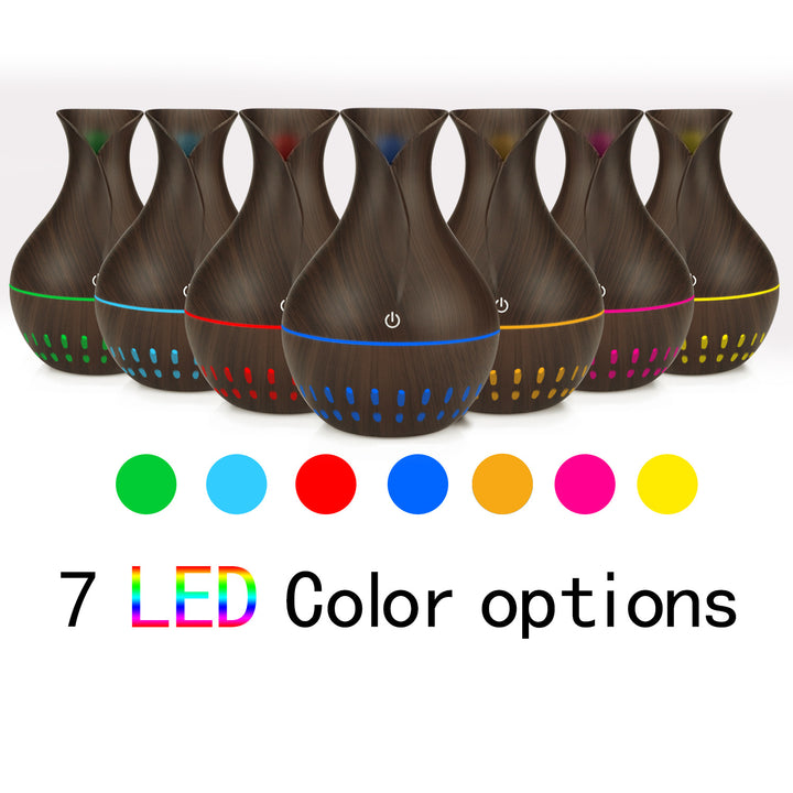 💧🌈 Colorful Mini Hollow Humidifier | Translucent USB Desk Mist Diffuser ✨