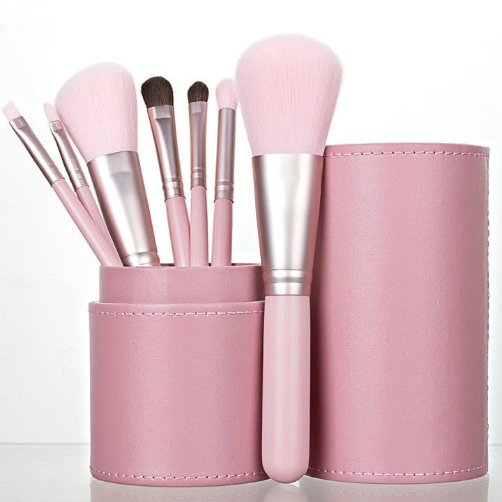 ✨ 7-Piece Portable Mini Makeup Brush Set — Beauty Tools Kit 💄