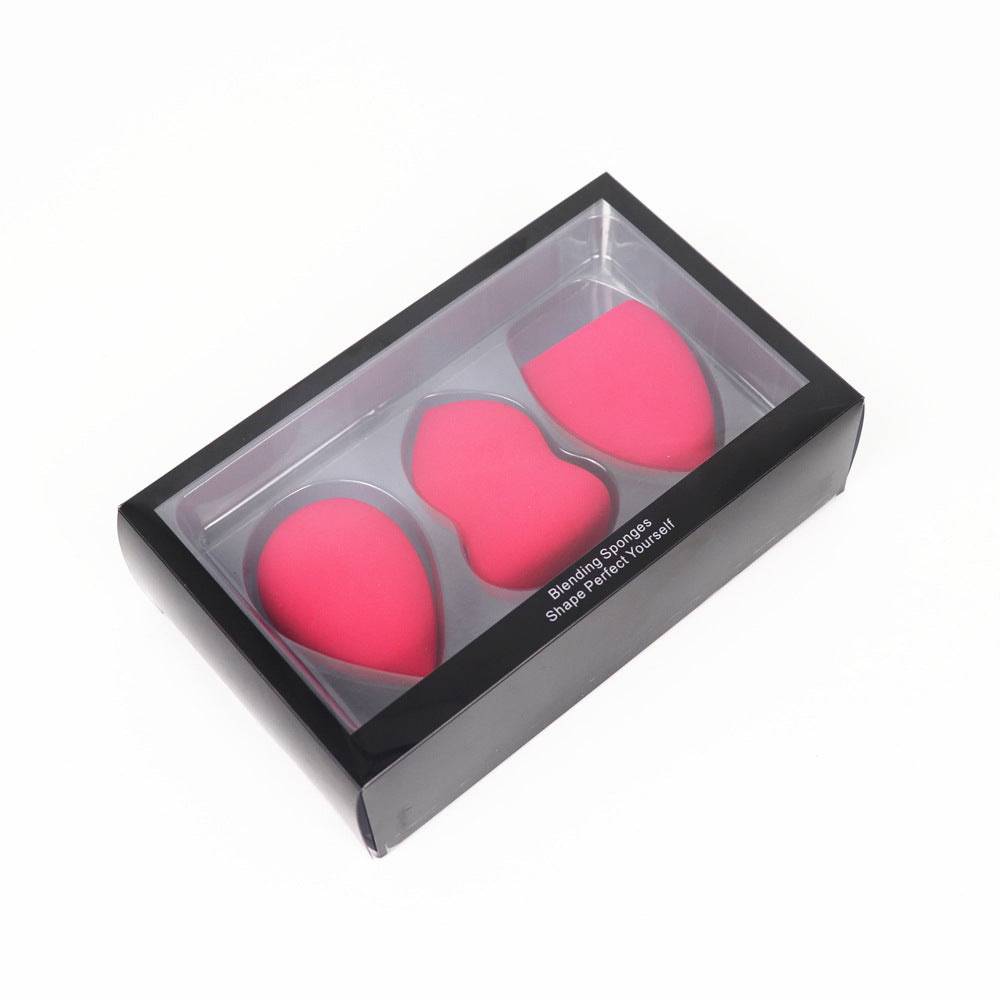 🥚💄 3 Pack Beauty Egg Set – Wet & Dry Makeup Sponge with Cylinder Holder