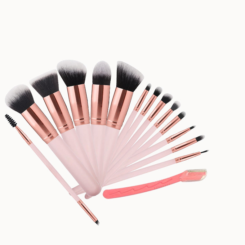 ✨ 16-Piece Portable Makeup Brush Set for Beginners 💄