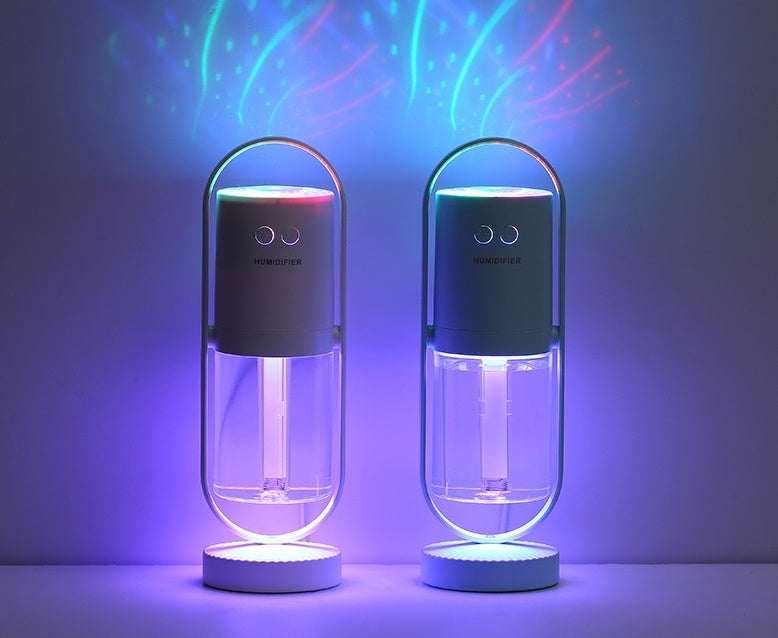 ✨🔮 Magic Shadow USB Humidifier | Projection Night Light Mist Maker 🌈
