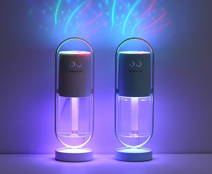 ✨🔮 Magic Shadow USB Humidifier | Projection Night Light Mist Maker 🌈