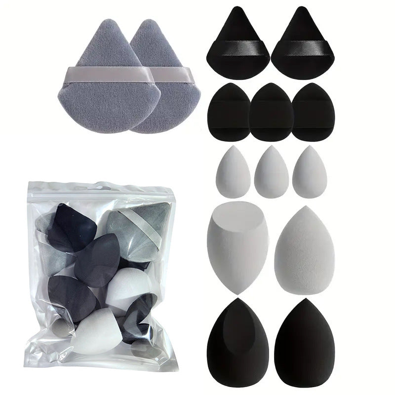 💄✨ 14-Piece Ultra-Soft Makeup Sponge Set