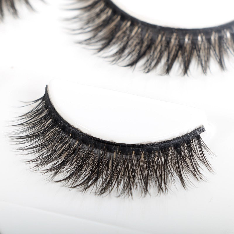👁️✨ 3D Self-Adhesive False Eyelashes – Reusable Natural Curly Lash Extensions