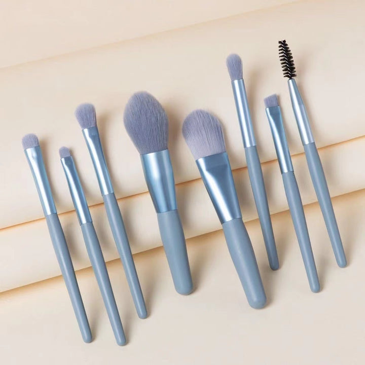 🍬✨ Eight Macaron Makeup Brush Eye Detail Set 💄