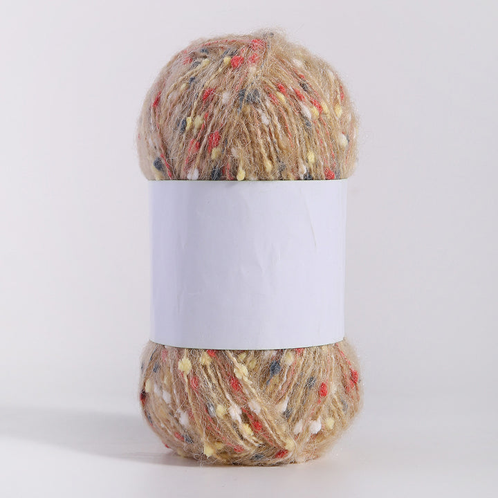 Colored Mohair Knitting Yarn – Soft Hand Woven Mohair Thread for Sweaters, Scarves & DIY Crafts