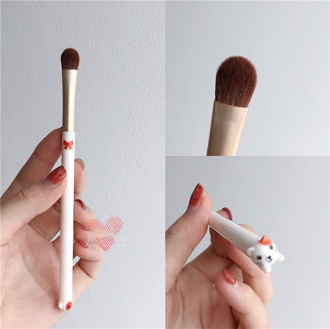 ✨ Super Soft Girly Heart Cute Cat Makeup Brush (Single Multi-Function Brush) 💄🐱