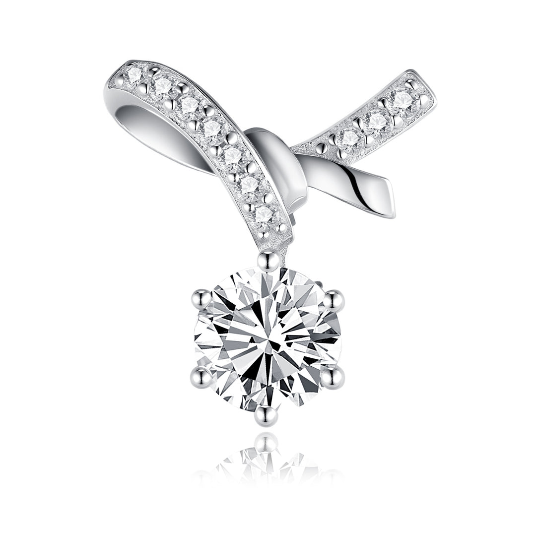 Luxury Light Trend Jewelry Set – 1-Carat Morganite in Platinum-Plated S925 Silver